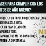 4 Consejos Para Lograr Tus Propositos De Ano Nuevo