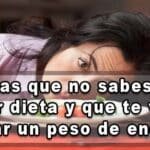 10 Cosas Que No Sabes Sobre Hacer Dieta Y Que Te Van A Quitar Un Peso De Encima